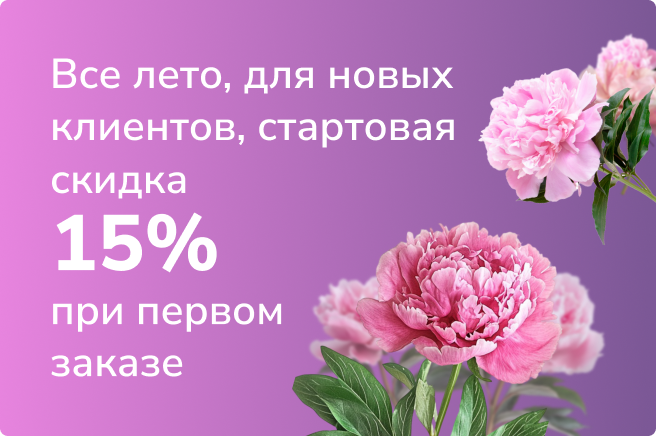 Стартовая скидка