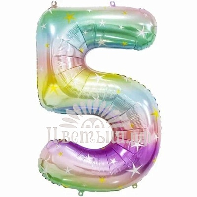 Шар фольгированный цифра