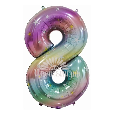 Шар фольгированный цифра