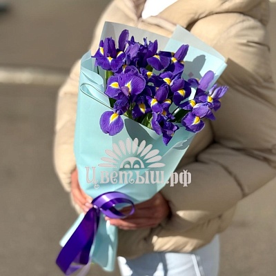Букет из 11 ирисов