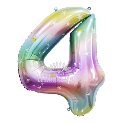 Шар фольгированный цифра