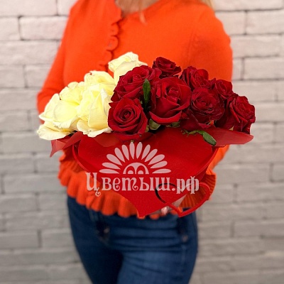 Композиция сердце Floral Heart