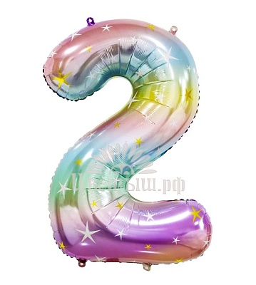 Шар фольгированный цифра