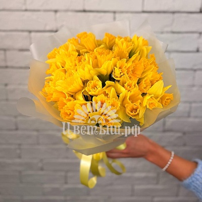 Букет 51 нарцисс