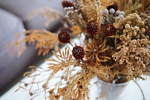 Флористические композиции из сухоцветов