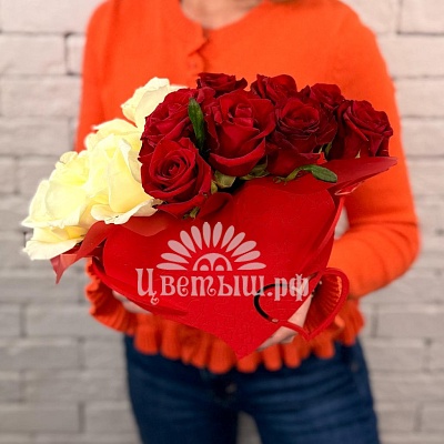 Композиция сердце Floral Heart