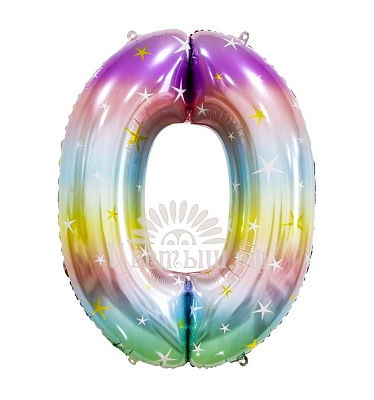 Шар фольгированный цифра