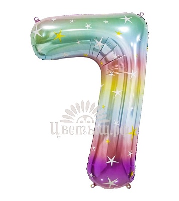 Шар фольгированный цифра