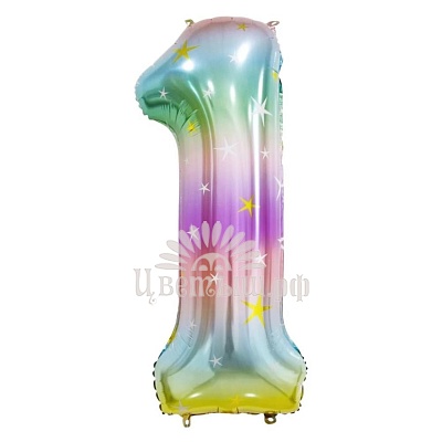 Шар фольгированный цифра