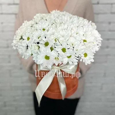 Композиция в шляпной коробке «Angel»