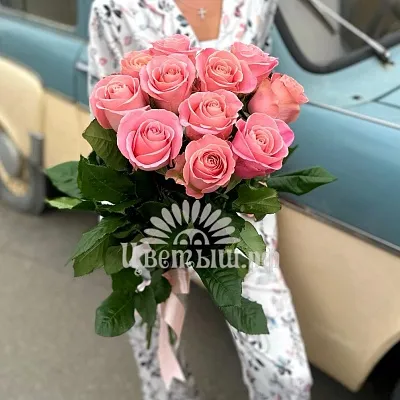 Букет 11 роз Эквадор «Hermosa»